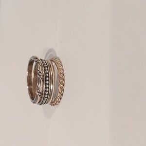 Vintage Silpada Stacks Of Plenty Set Size 8